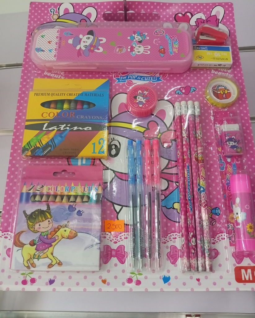 ESTUCHE COLOR ROSA GRANDE