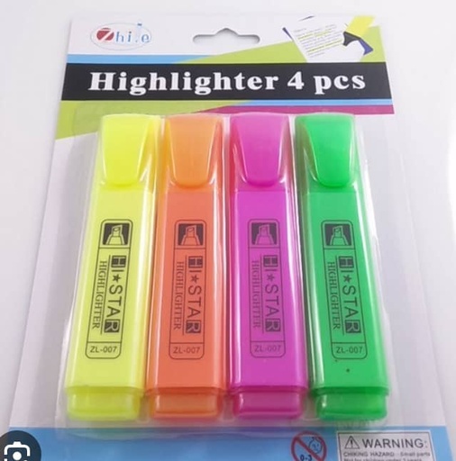 MARCADORES HIGHILGHTER STARS