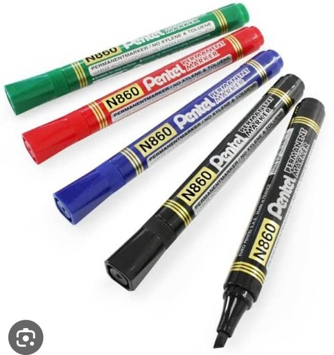 PERMANET MARCADORES PENTEL AZUL