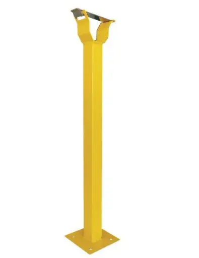 [1149001ASY] Catch Post - Zinc Electroplated Mild Steel Powder Coated Casing - Colour Traffic Yellow